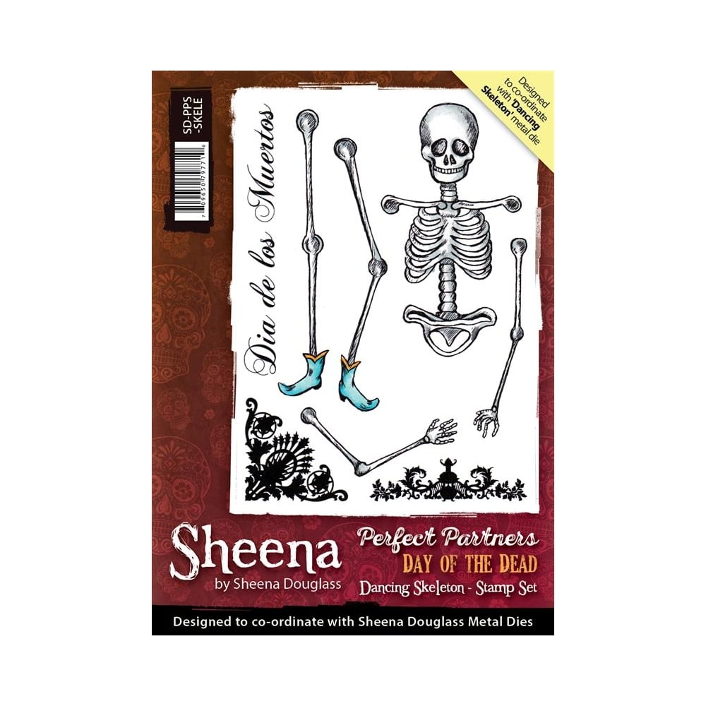 sheena-douglass-perfect-partners-day-of-the-dead-a6-unmounted-rubber-stamp-dancing-skeleton-p30009-54914_image