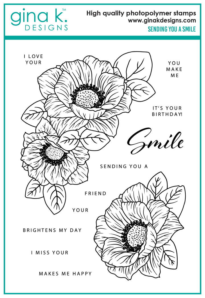 Gina K Designs - STAMPS- Sending You a Smile