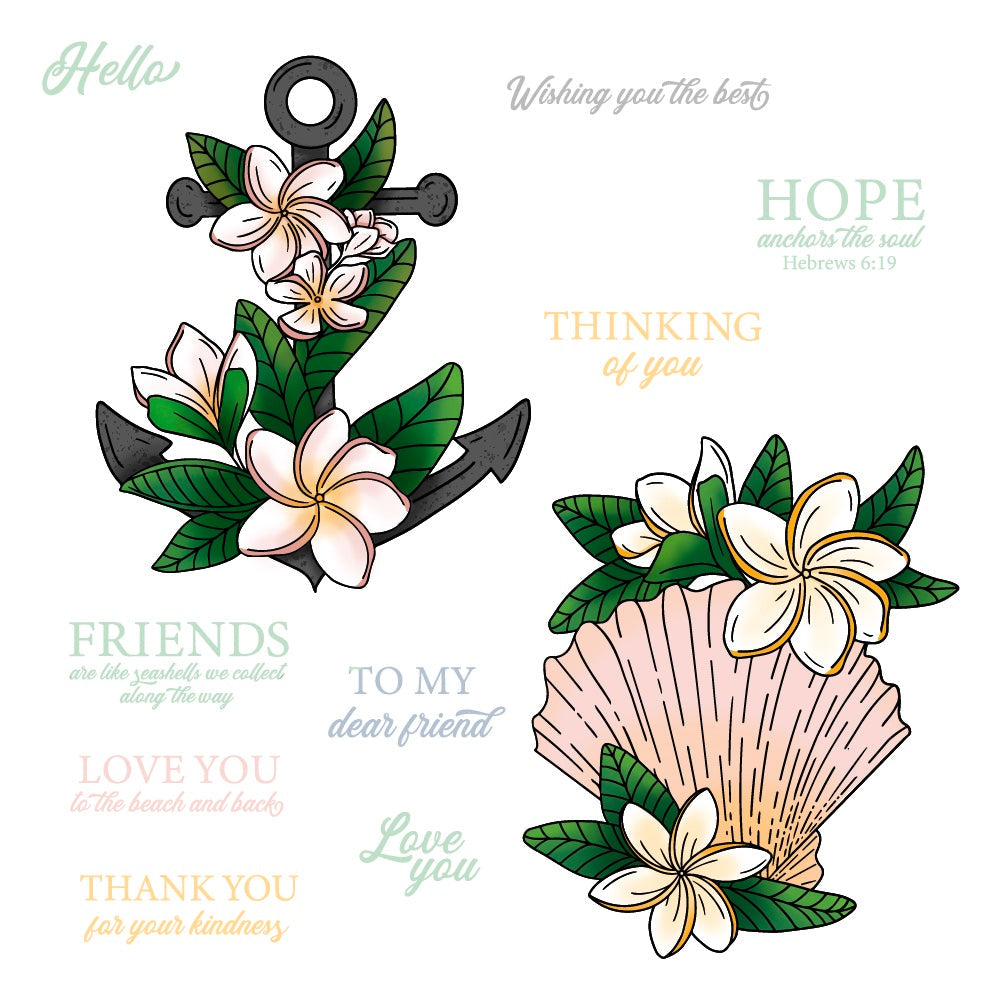 Honey Bee - Anchor Of Hope - 6x6 Stamp Set