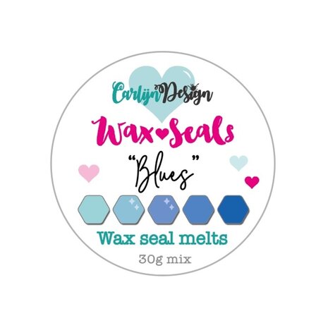 CarlijnDesign - Wax Seal Melts "Blues" 30g