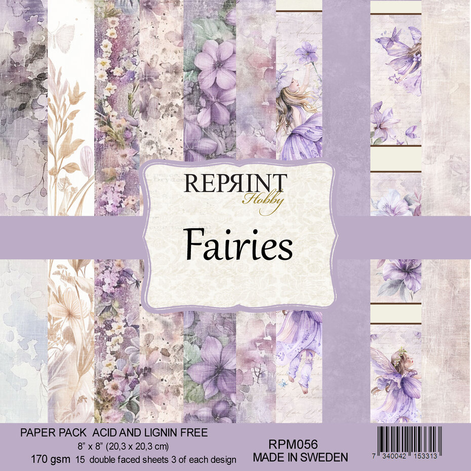 Reprint - Fairies 8x8 Inch Paper Pack