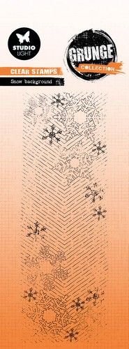 Studio Light Clear Stamp Snow background Grunge Coll. nr.675