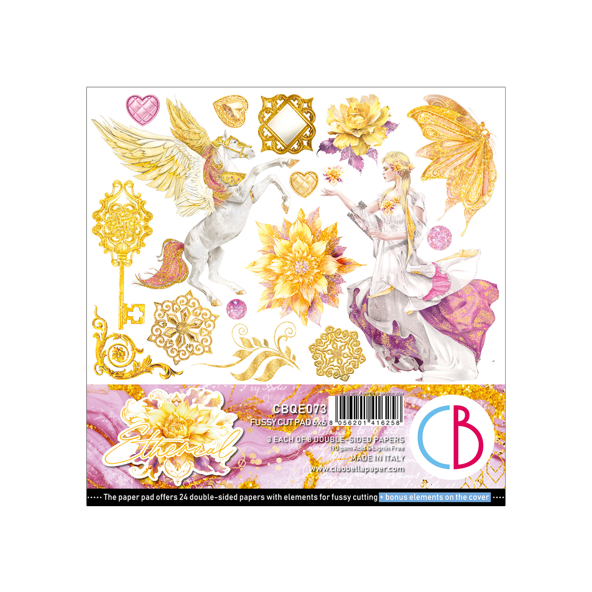 Ciao Bella - ETHEREAL FUSSY CUT PAD 6"X6" 24/PKG