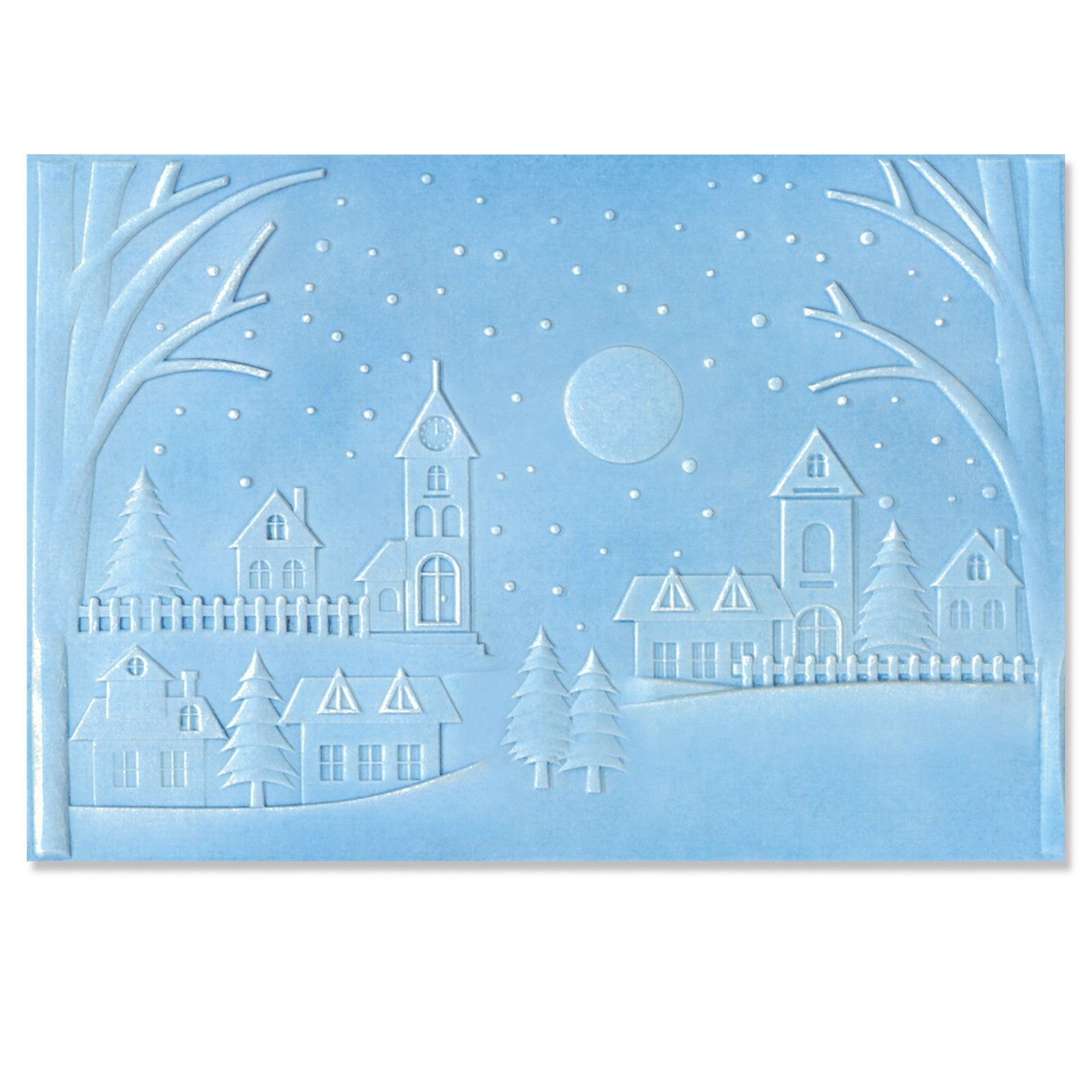 Sizzix • 3D Textured Impressions Embossing Folder Winter Village