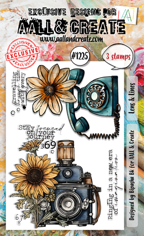 AALL & Create - Stamp Set A6 Lens & Lines