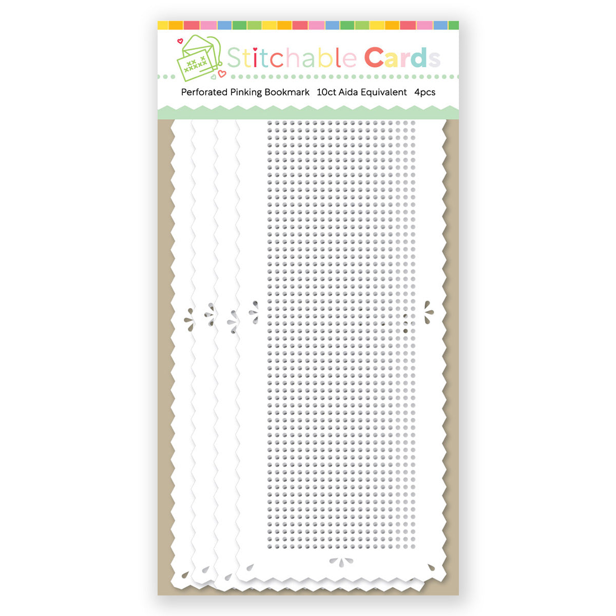 Pattern - Perforated Pinking Bookmarks