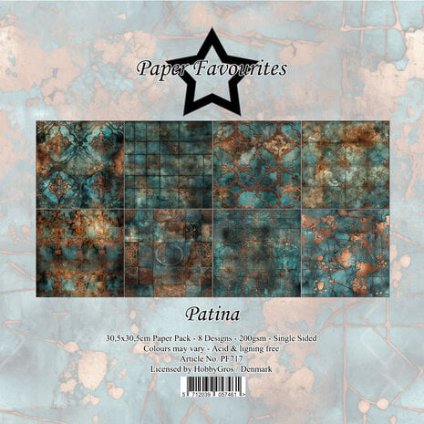 Paper Favourites - Patina 12x12 Inch Paper Pack 