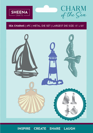 Crafter's Companion -Charm of the Sea Metal Die Sea Charms