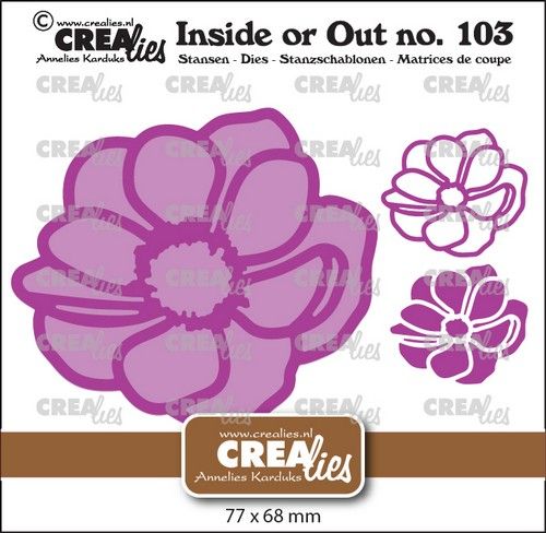 Crealies Inside or Out – Anemone groß