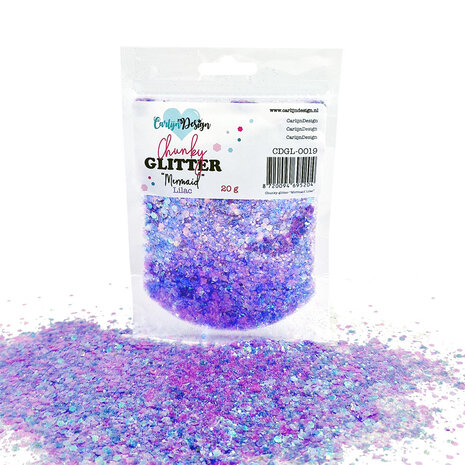 CarlijnDesign - Chunky Glitter Mermaid Lilac 20g