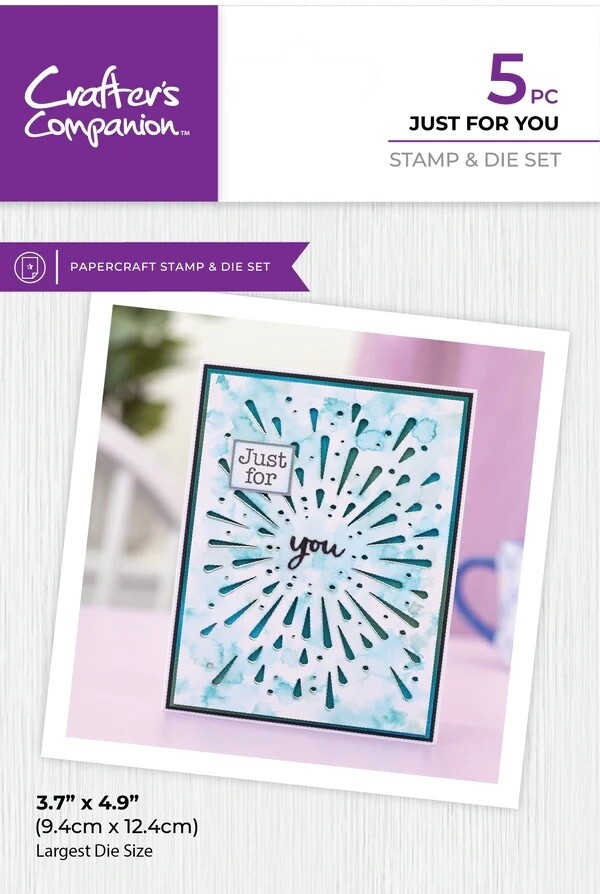 CC - Clearstamp/Snijmal - Confetti Cut-in - Just For You