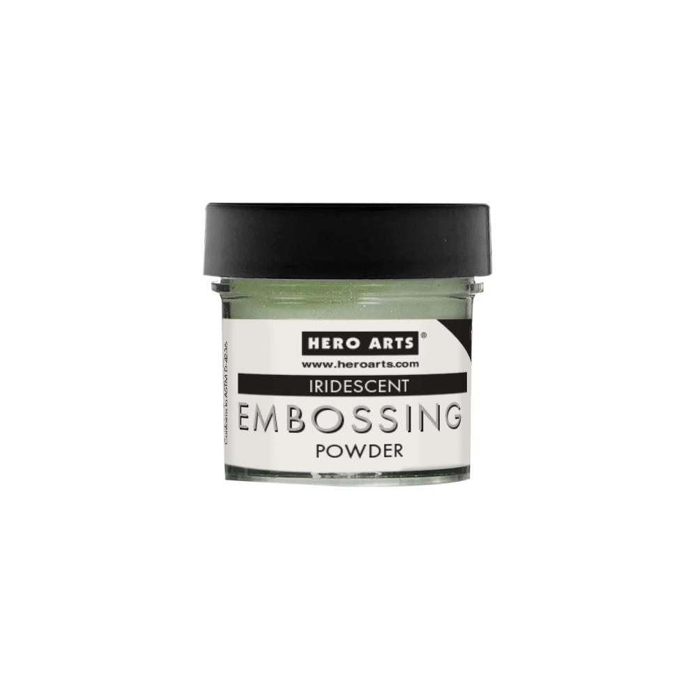 Hero Arts Embossing Powder -   Iridescent Green 