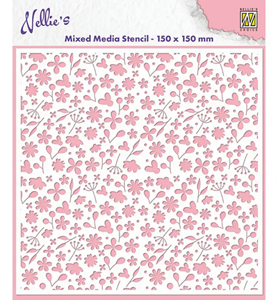 Nellie Choice Stencil - Spring Flowers