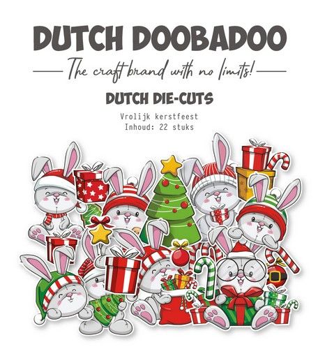 Dutch Doobadoo Die-Cuts Frohe Weihnachten