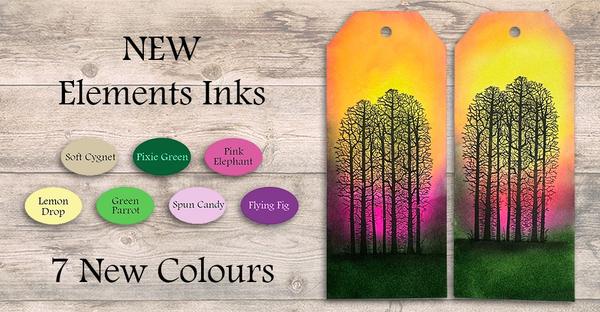 Lavinia - Elements Premium Dye Ink - SET - 7 neue Farben