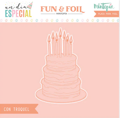 Mintopia - Hot Foil&Fun Cake Plate A special day from Mintopía