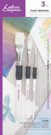 Paint Brushes Comfortable Grip (3pcs) 