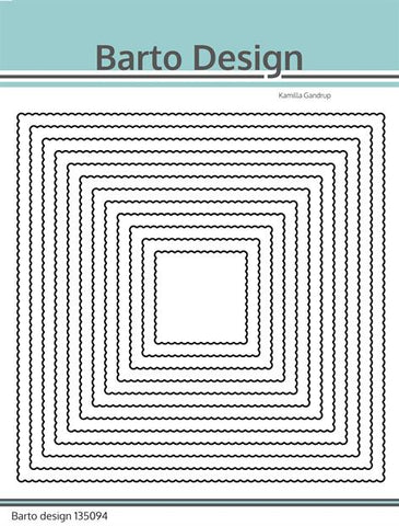 Barto Design Dies "Scalloped Square" 