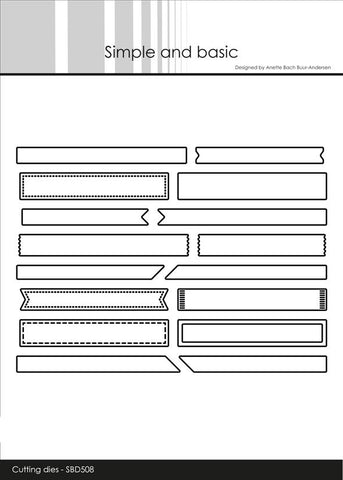 Simple and Basic die "A hole lot of strips"