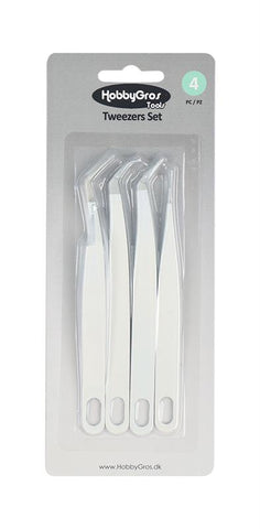 HobbyGros Tools "Tweezer Set (4pcs)"