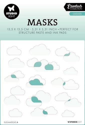 Studio Light Mask Stencil Clouds Essentials nr.262