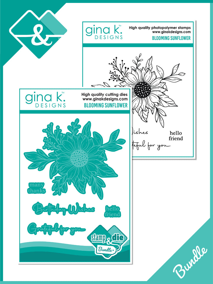 Gina K Designs - BUNDLE- Blooming Sunflower 