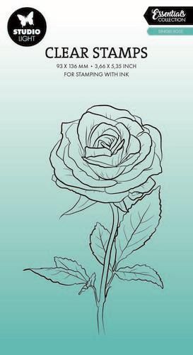 Studio Light Clear Stamp Single rose Essentials nr.693