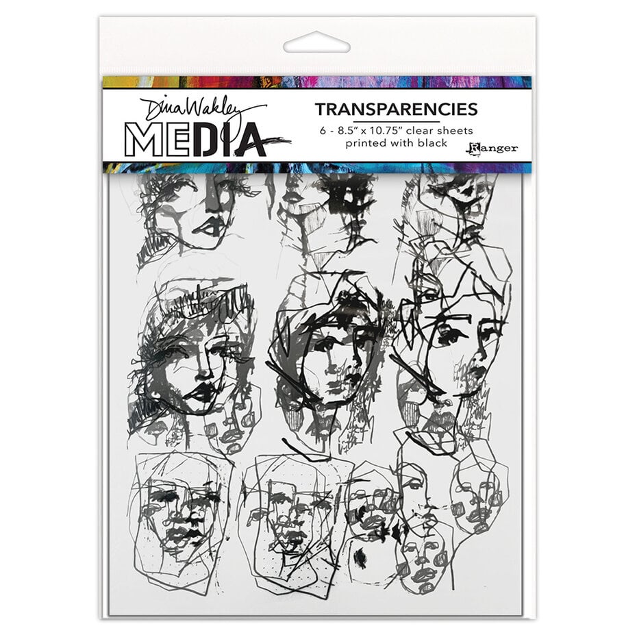 Ranger - Dina Wakley MEdia Transparencies Tinies Set 2