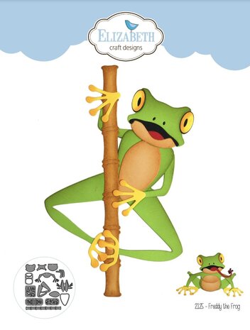 Elizabeth Craft Metal Die - Jungle Party Dies Freddy The Frog