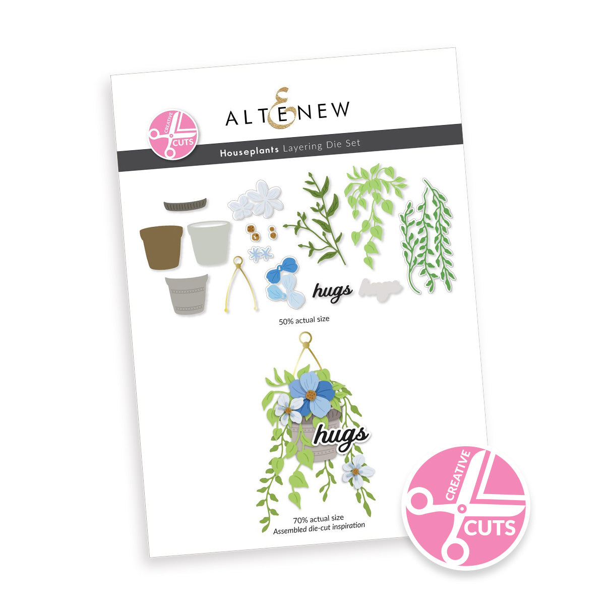 Altenew - Creative Cuts: Houseplants Layering Die Set 