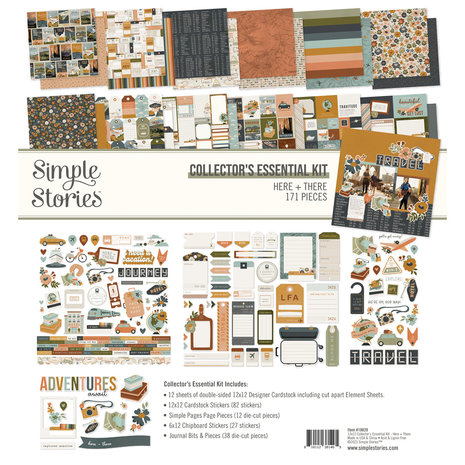 Simple Stories Simple - Here + There Collector's Essential Kit