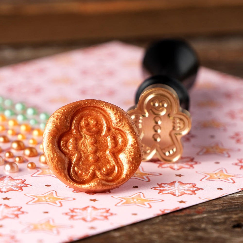 Honey Bee - Gingerbread Man Wax Stamper 