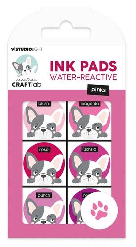 Studio Light Ink Pads Water-reactive pinks Essentials nr.29