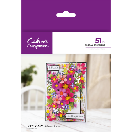 Crafters Companion - Floral Creations Stamp & Die Floral Creations