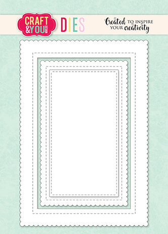 Craft & You Design - Biscuit Photo Frame Set Dies