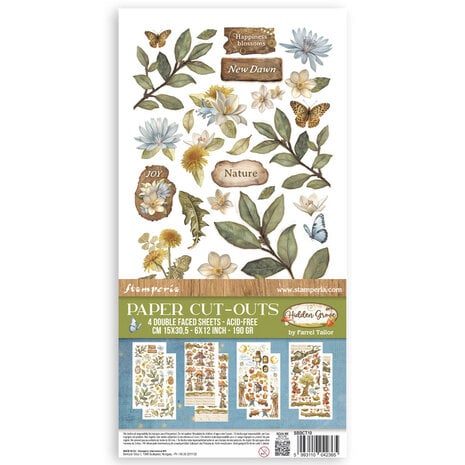 Stamperia - Hidden Grove 6x12 Inch Paper Cut-outs (4pcs)