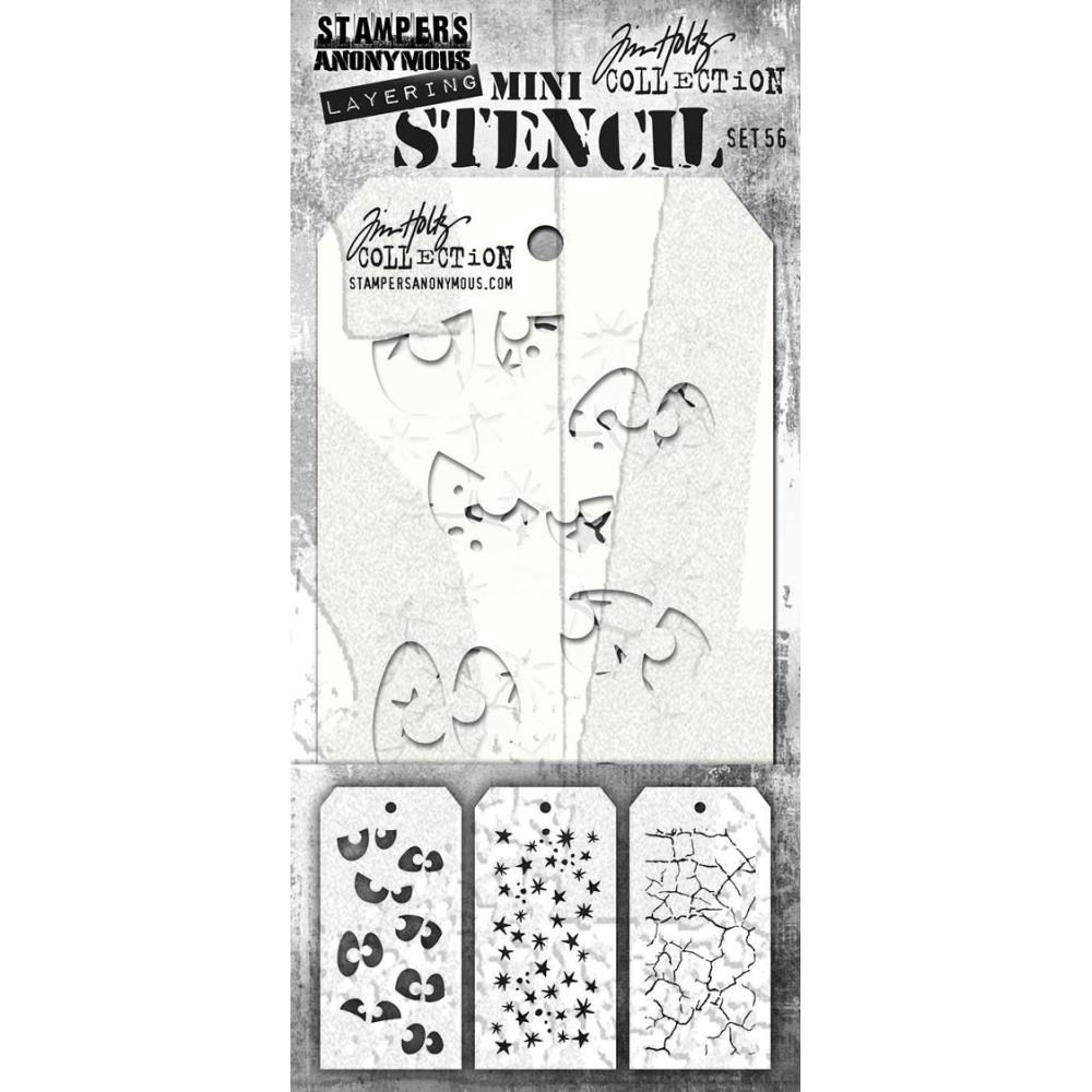 Tim Holtz Mini Layered Stencil Set #56