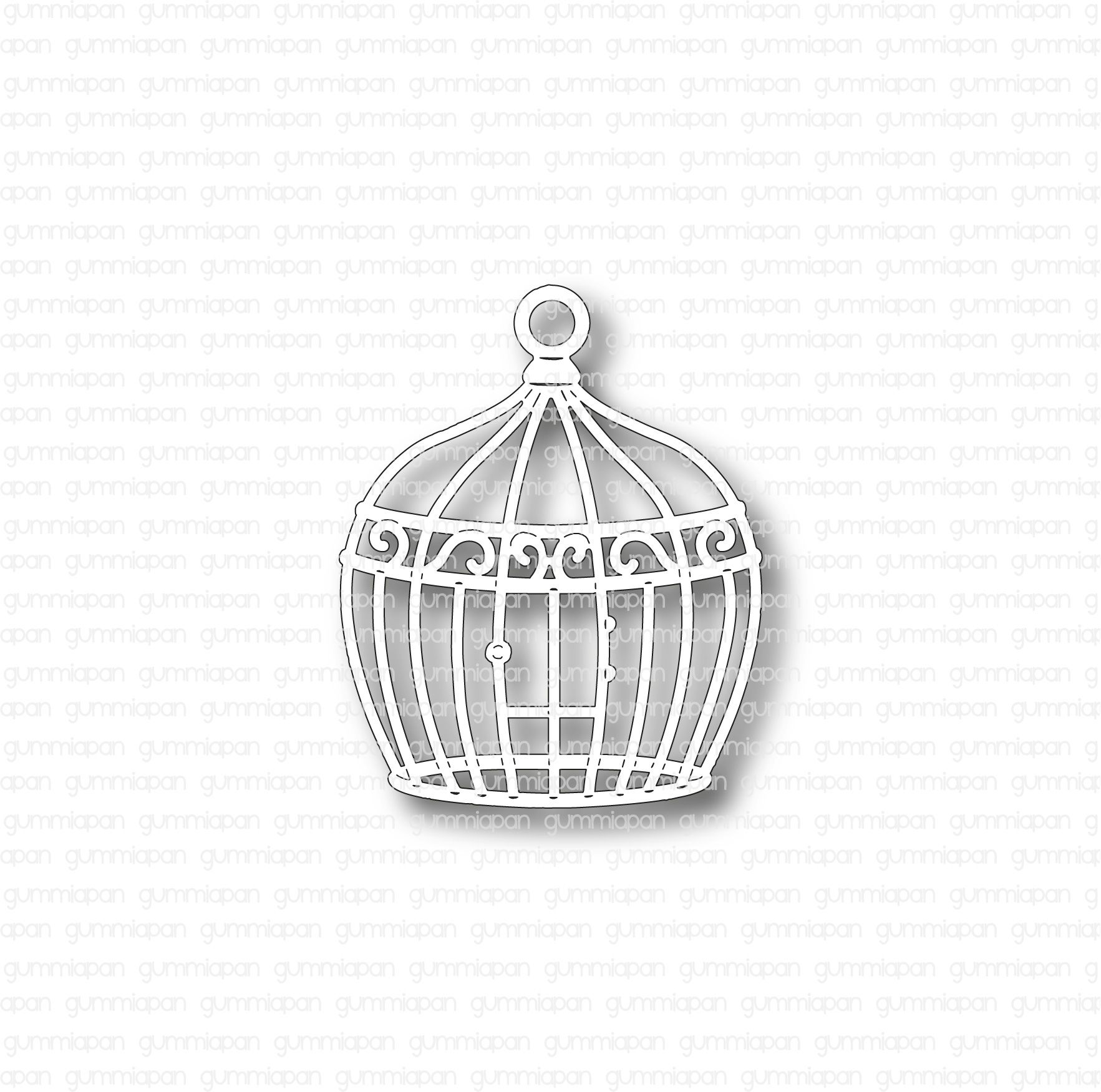 Gummiapan - Round Bird Cage