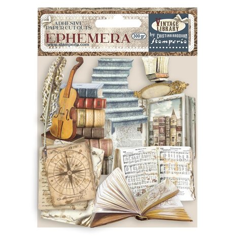 Stamperia - Vintage Library Ephemera (53pcs)