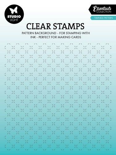 Studio Light Clear stamp Twinkle pattern Essentials nr.632