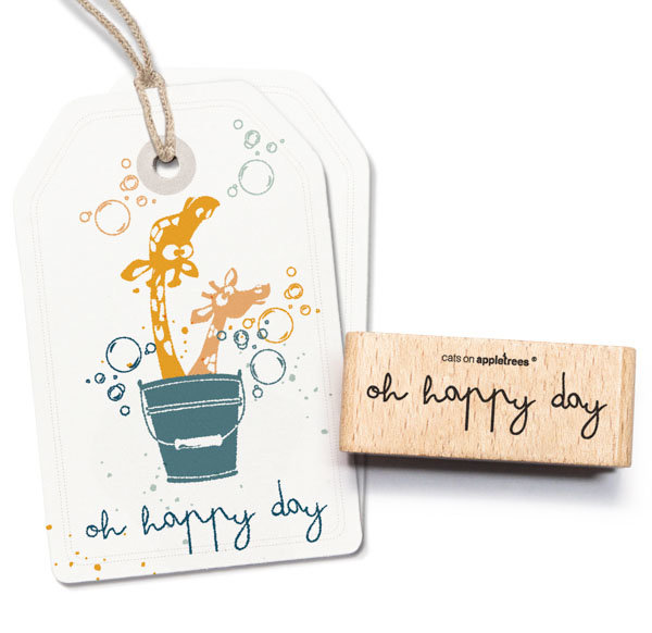 cats on appletrees - Stempel Oh Happy Day 2