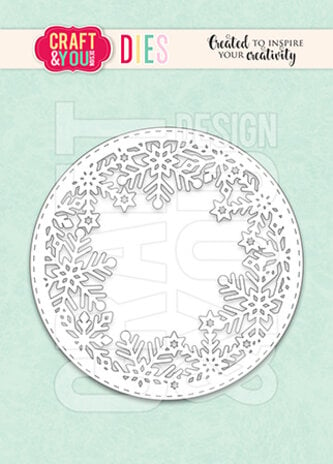 Craft & You Design - Round Snowflakes Frame Dies