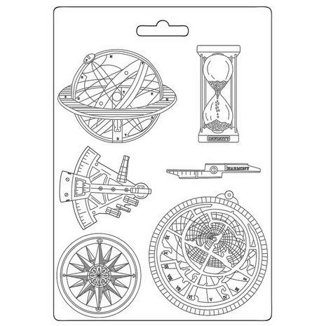 stamperia-soft-mould-a4-cosmos-infinity-compass-k3