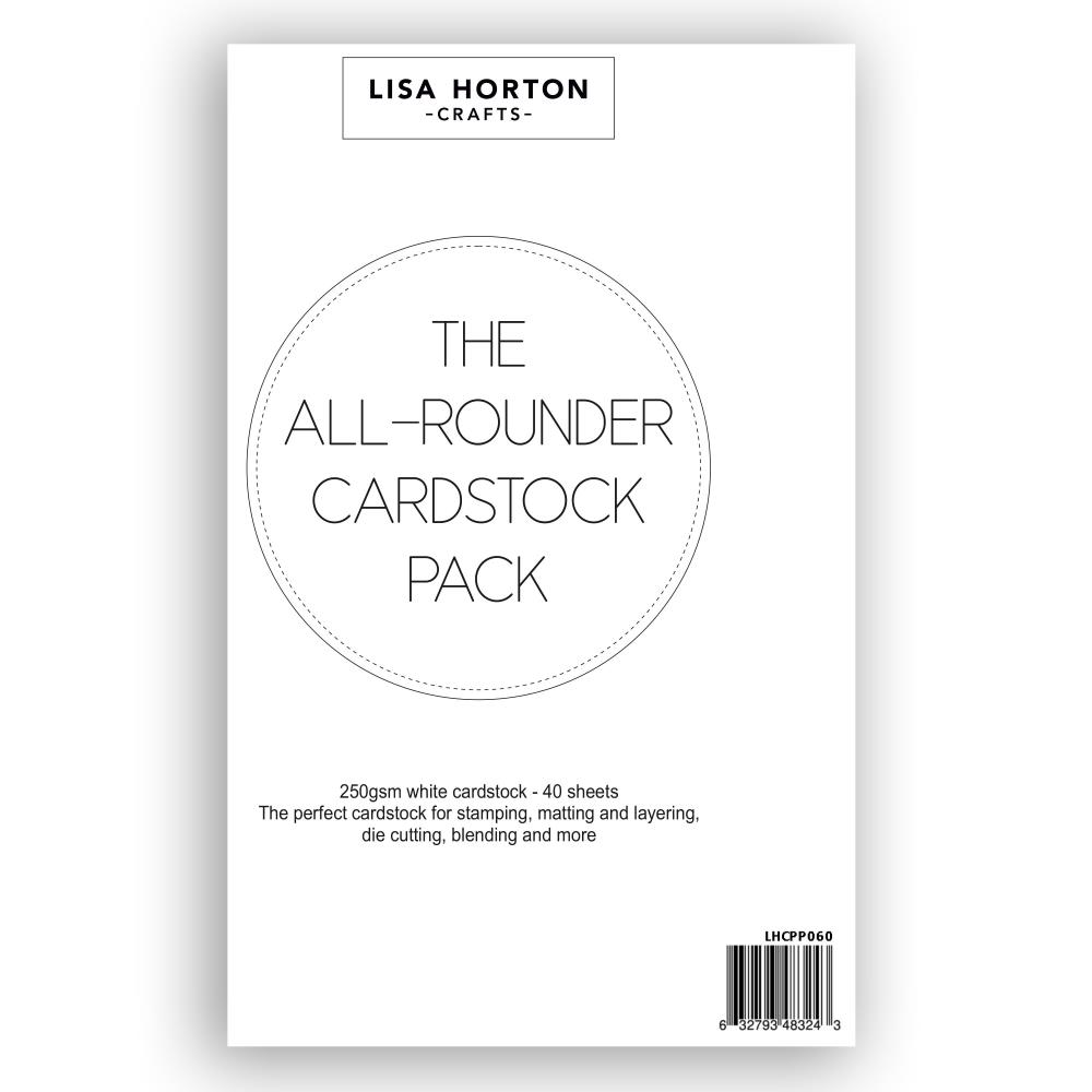 Lisa Horton Crafts A4 Card Pack 40/Pkg -  The All Rounder 