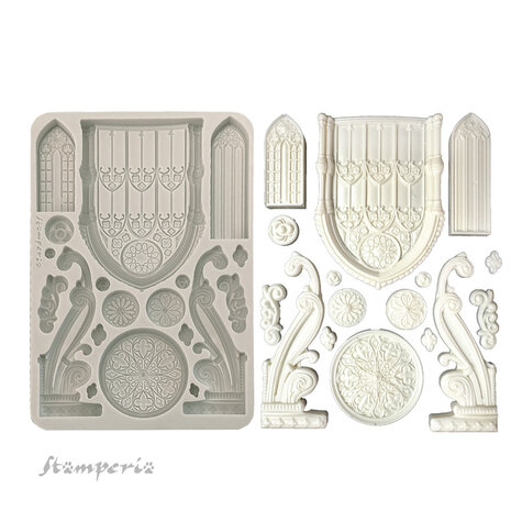 Stamperia - Master of Magic A5 Silicon Mould Architecture Elements