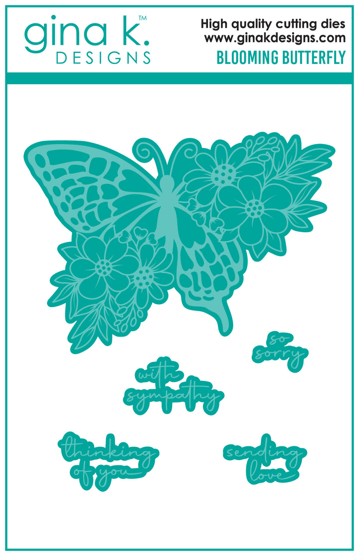 Gina K Designs - DIE- Blooming Butterfly