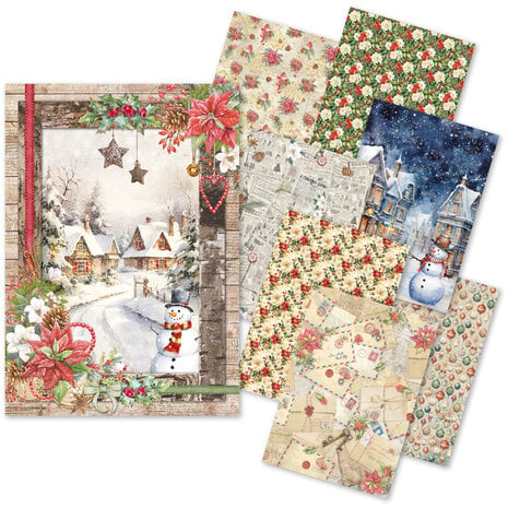 Ciao Bella - Christmas Vibes A5 Rice Paper Mixed (8pcs)