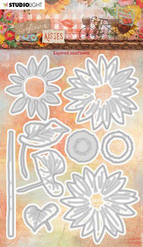 Studio Light Cutting dies Sunflower Kisses nr.527