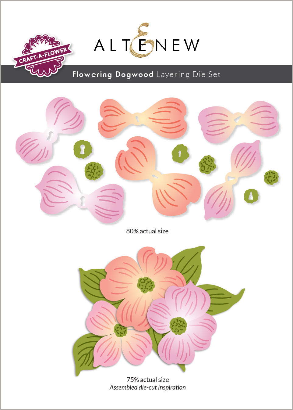 Altenew - Craft-A-Flower: Flowering Dogwood Layering Die Set