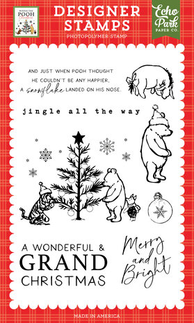 Echo Park - Grand Christmas Clear Stamps 